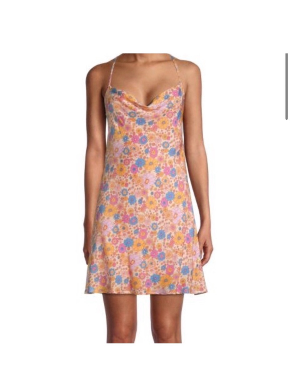 NWT Lucca - Vibrant Summer Floral Slip Dress - size S